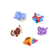 아이케이 태엽완구 낱개판매 태엽 장난감 세트 작동완구, C-3 비행기(옐로우)