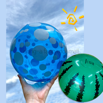 해변 물놀이용품 비치볼 1개, 초록수박