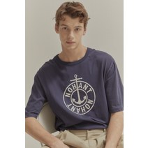 [NOHANT] MARINE LOGO T SHIRT NAVY 271424