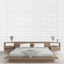 아트박스/금강 블럭아이 폼블럭 파벽돌 화이트 100 x 70cm 2개 / 접착식, 상세페이지 참조, 상세페이지 참조