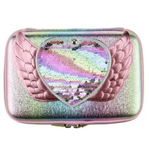 캐보트 강남필통 초등학생필통 어린이필통 일본필통 폴딩형 필통, 하트스팽클