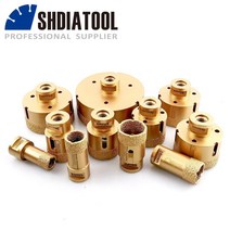 마그네틱드릴 마그드릴 SHDIATOOL 1pc 드라이 다이아몬드 드릴링 코어 비트 커터 세라믹 타일 M14 스레드 구멍 톱 대리석 도자기 석기 크라운 드릴, 22 40mm, 22 40mm