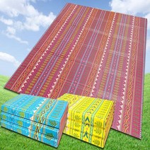 국산 인디오 체크엠보캠핑매트 텐트매트 피크닉매트 감성캠핑매트 전용가방포함, 와인