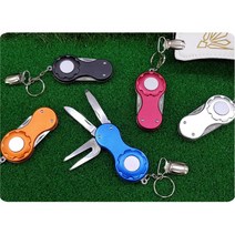 휴대용 연결고리 골프 그린 보수기 홀더 잔디보수기 그린보수기선물용 잔디보수 디봇, 블랙