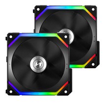 리안리 UNI FAN SL140 BLACK (2PACK/Controller) 공랭 팬 쿨러 (블랙)