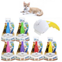 풀리이지 고양이 죽은털 제거 브러쉬 소, 퍼플, 1개