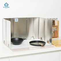 블루홈 컴팩트 가스렌지 가림막 가드 올스테인레스 친환경인증 기름튐방지, 1개