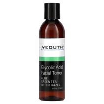 유스 Yeouth 글리콜산 페이셜 토너 알로에 녹차 위치하젤 178ml(6fl oz)113785