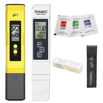 ph 측정기 미터기 ph meter 미터 디지털 물 테스터 디지털 미터 테스터 물 순도 수족관 필터, ph ec meter white