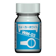 gaianotes 가이아노츠 WM-03 전투메카 자붕글 컬러 시리즈 워커 화이트 15ml, 단일