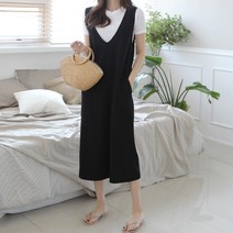 윈썸 메이징 레이어드 V넥 원피스