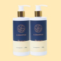 허브어스 오샴푸 프리미엄 올인원 샴푸 300gx2개 린스겸용 실리콘프리 시원한 순한