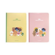 카카오프렌즈 리틀프렌즈 커버 먼슬리 플래너, 핑크