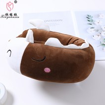 공장 직접 공급 동물 메모리 폼 U 자형 베개 자동차 목 베개 점심 휴식 베개 비행기 여행 베개 도매, 브라운, 30*30