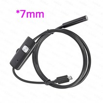 kerui usb 내시경 검사 카메라 micro usbtype-c 내시경 카메라 내시경 6 led huawei 안드로이드 스마트 폰 pc, 2m, 7mm