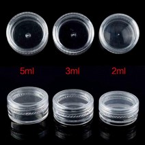 클리어보틀 샘플 크림 용기 화장품 병 네일아트 여행, 보틀 3ml BL02225