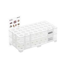 코니컬 튜브렉 15ml 원심관 3단 조립 거치대 고정 홀더 샘플 보관대 스탠드 스텐드 시험 관 튜브랙 실험, 15ml(32홀)(스티커증정)