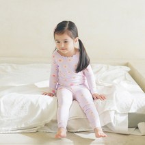 유아동 실내복 배냇베이비 모달내복 셔링 비비드퍼플