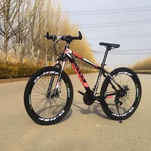 입문용 스포츠 로드자전거 MTB 자전거 성인 투어링 가성비 사이클, 24인치-21단 탑 매치, G