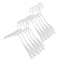 마녀의생활 논슬립 코팅 옷걸이 10P 정장 자켓용 스틸옷걸이, 남성용5P+남성용5P, 화이트+화이트