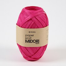 [앵콜스] (10+1) 미도리 종이실 40g 종이100% 여름 뜨개실, 507 오페라핑크(낱개)