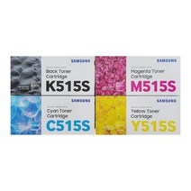 삼성정품토너 CLT-K515S C515S M515S Y515S 색상, 파랑(CLT-C515S), 1개