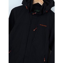 (S)코오롱스포츠 바람막이 점퍼자켓 블랙 테크웨어02