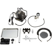 GSI 크레오스 Mr. 리니어 컴프레서 L5레귤레이터플래티넘 세트 취미용 도장 도구 PS305