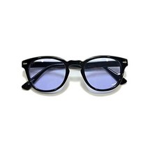 MERRY PLEASURE 선글라스 데이트 안경 Wellington Boston Boslinton 타원형 밝은 색 렌즈 원형 Asian Fit 컬러 UV 차단 Free Size