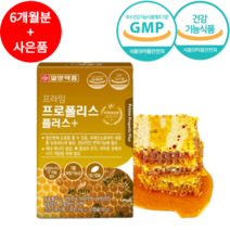 호주산 프로폴리스 고함량 면역력 높이는 영양제 몸 속 만성 염증 기침 가래 기관지염 입안 헐었을때 항산화제 영양제 추천, 6개, 30정