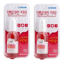 포켄스 포비스 덴탈 크린 치약, 100ml, 2개