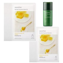 이니스프리 꿀 허니 마스크팩 20장 +그린티 씨드세럼 30ml gift