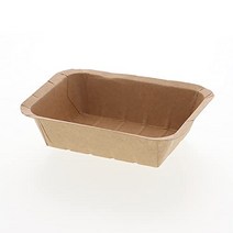 [케이스 판매]HEIKO 식품 용기 크래프트 푸드 컨테이너 R14-17 004500027 1 케이스(50장입×12봉 총 600장)