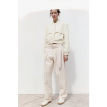 독일 자라 ZARA 벨트 스타일 코튼 팬츠 2023