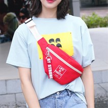 초등 학생용 가벼운 힙색 핸드폰가방 슬링백 크로스백