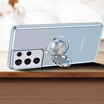 갤럭시 S23 S23울트라 일체형 투명 클리어 카메라 심플 크롬 라인 핑거 링고리 케이스 S22 S21 노트20 노트20울트라 S20 울트라 노트10