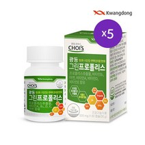 광동 브라질 그린프로폴리스 츄어블 60캡슐 5박스 식물성캡슐 면역력 항균, 상세설명 참조, 없음