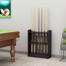 당구 큐랙 큐 대 홀더 꽂이 거치대 스탠드 당구장, 43.2 롱 80 하이 24 딥 6 홀 라이트