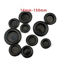 블랭킹 그로밋 고무 폐쇄 그로멧 블라인드 홀 플러그 마개 전선 케이블 개스킷 단면 14mm150mm