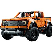 포드 하이테크 랩터 f-150 픽업 트럭 레이싱 카 moc 42126 빌딩 블록 벽돌 교육 완구 크리스마스, 원래 상자 없음