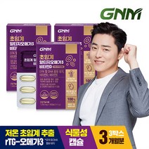 GNM자연의품격 초임계 알티지오메가3 비타민D 3박스/rTG, 30캡슐, 3개