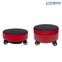 국산 바퀴달린 작업 방석 시골 농사용 농촌 의자, 고급 쿠션형 무빙의자 (바퀴4개)(중)