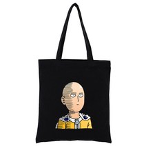 스케치북 미술 화구 가방 one punch man saitama anime reusable shopping bag 캔버스, d
