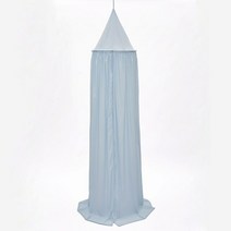 어닝룸텐트 트레일러 카고 도킹 차박 텐트 어린이 모기장 침구 커튼 공주 아기 소녀 방 장식 핑크 블루 돔 침대 캐노피, [02] blue