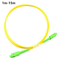 SC APC 광섬유 패치 케이블 코드 5m 2.0mm PVC G657A 점퍼 단면 SM FTTH 1m 2m 3m 10m 15m