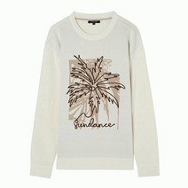 파렌하이트 지이크 아이보리 야자수 컨투어 드로잉 풀오버 EU8306