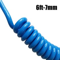 서핑 Sup 6ft 7mm 발목 끈 서핑 탄성 코일 스탠드 업 패들 보드 다리 로프 서핑 보드 발목 끈, 03 파란