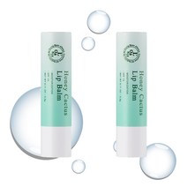 [자외선차단 + 보습] 1+1 코니샤 오아시스 허니 선인장 립밤 SPF13, 흰색