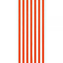 Bahia Collection by Dohler 카바나 스트라이프 오렌지 컬러 벨루어 브라질 비치 타월 76x152cm USA 미국
