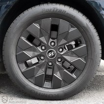JS automotive 스타리아 라운지 휠 타이어 카본스티커 튜닝필름 가드 긁힘방지 몰딩 패널 DIY 익스테리어 장식용품, P타입